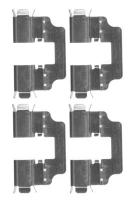 HELLA PAGID Lisakomplekt, ketaspiduriklotsid 8DZ 355 203-651